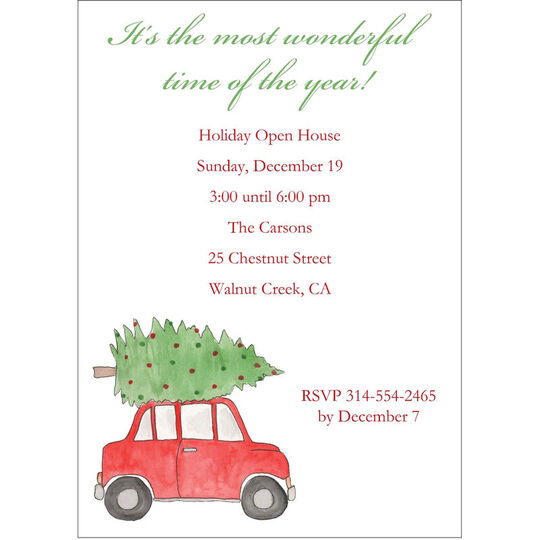 Holiday Road Invitations